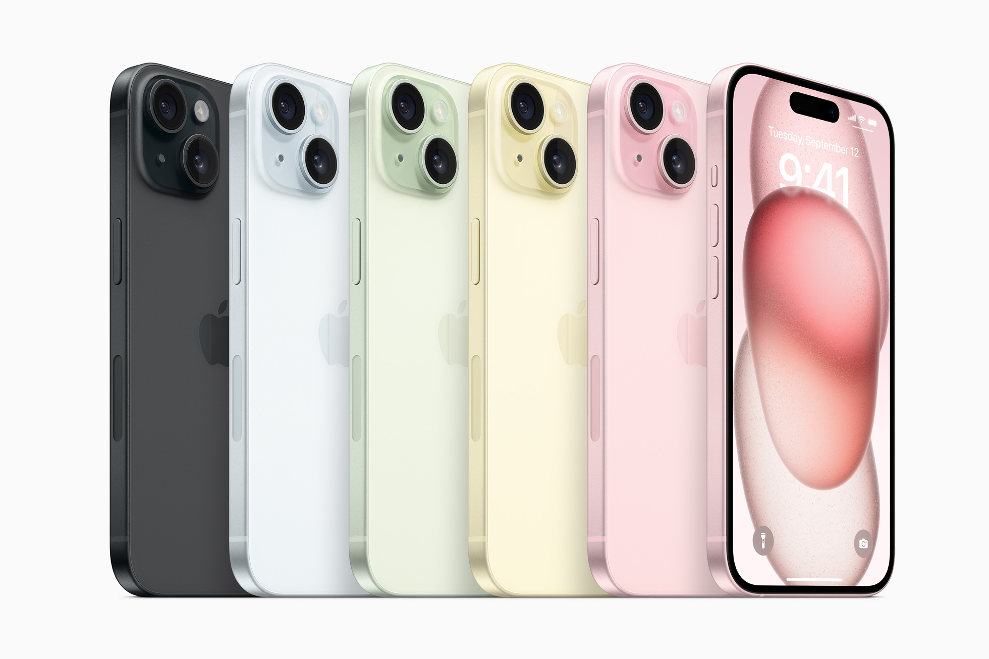 Photo of the new iPhone 15 series