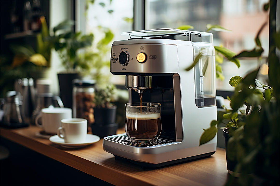 A fully renewed refurbed coffee machine