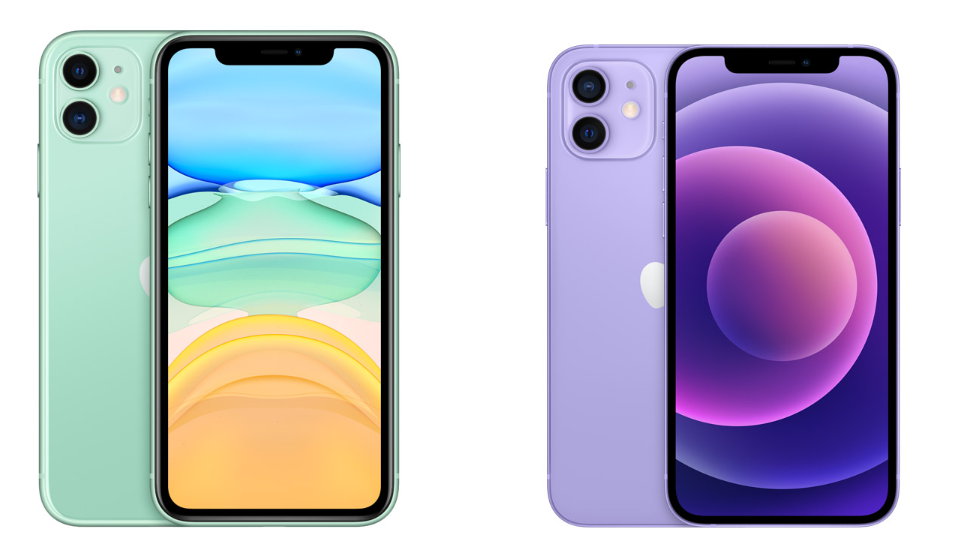 iPhone 12 vs iPhone 11 side by side