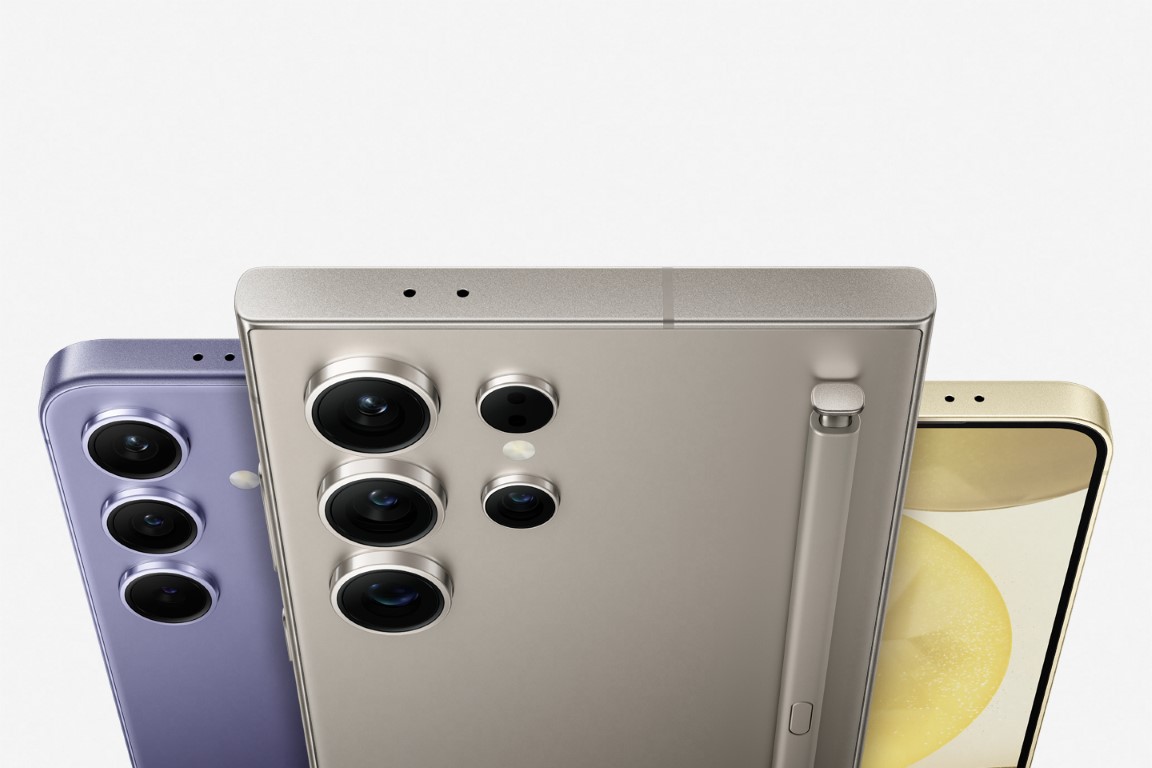 The new Galaxy S24 series: S24, S24 Plus, S24 Ultra, with exciting new AI features.
