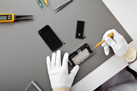 Het refurbishen van een smartphone