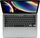 Apple MacBook Pro 2020 | 13.3" | Touch Bar | i5-8257U | 8 GB | 256 GB SSD | 2 x Thunderbolt 3 | space gray | new battery | US thumbnail 1/3