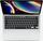 Apple MacBook Pro 2020 | 13.3" | Touch Bar | i5-8257U | 8 GB | 512 GB SSD | 2 x Thunderbolt 3 | sølv | DE thumbnail 1/3