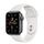 Apple Watch SE Aluminum 40 mm (2020) | WiFi + Cellular | space gray | Sport Band white M/L thumbnail 1/2