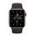 Apple Watch SE Aluminium 40 mm (2020) | WiFi + Cellular | spacegrey | Sportsrem sort M/L thumbnail 2/2