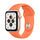 Apple Watch SE Aluminium 40 mm (2020) | WiFi + Cellular | guld | Sportarmband Kumquat M/L thumbnail 1/2