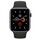 Apple Watch Series 5 (2019) | 44 mm | Alumiini | GPS + Cellular | spacegrey | Urheiluranneke musta thumbnail 1/2