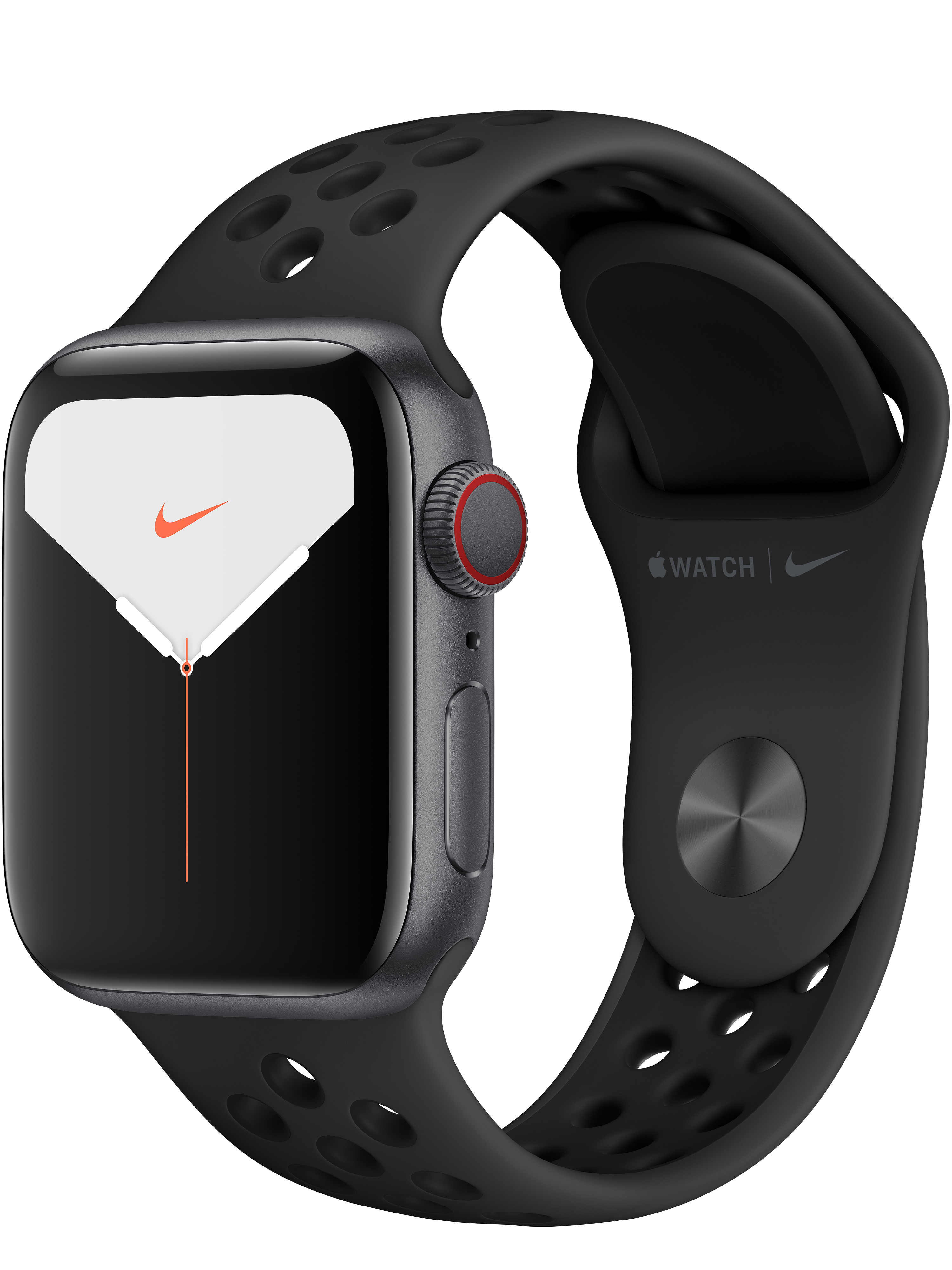 Apple Watch Series 5 Nike 2019 40 mm GPS Cellular spacegrey antraciet zwart 259 Nu met een Proefperiode van 30 Dagen