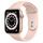 Apple Watch Series 6 Aluminium 44 mm (2020) | GPS + Cellular | guld | Sportband Sandrosa thumbnail 1/2