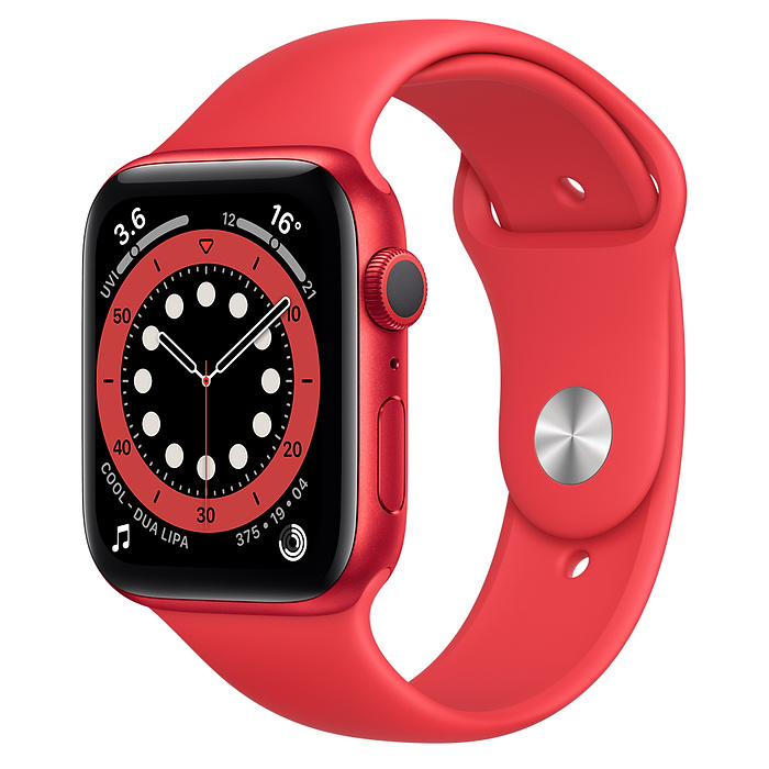 Apple Watch Series 6 Aluminium 44 mm 2020 GPS rot Sportarmband rot 240 jetzt 30 Tage Ruckgaberecht