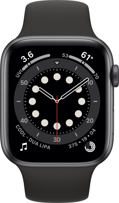 Apple Series 6 Space Gray good 44 mm Smart Watch