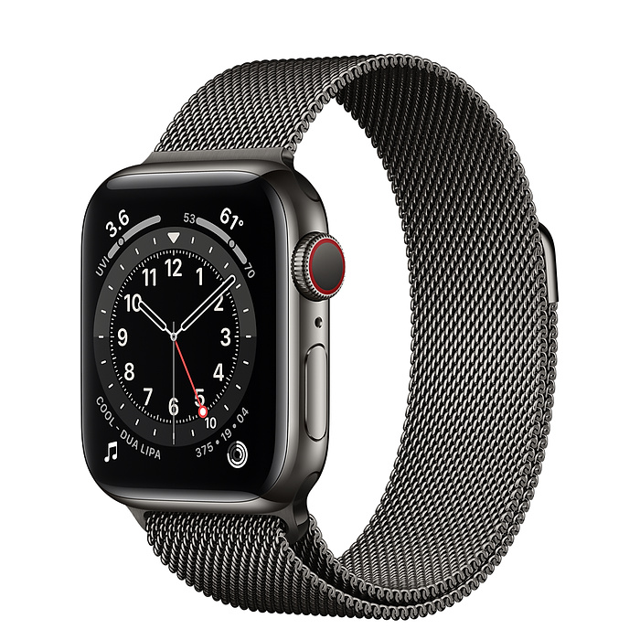 Deals Apple Series 6 Space Gray Smart Watch