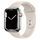 Apple Watch Series 7 Aluminium 45 mm (2021) | GPS | silver | Sportband Stjärnglans thumbnail 1/2