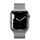 Apple Watch Series 7 Edelstahl 41 mm (2021) | GPS + Cellular | silber | Milanaise Armband Silber thumbnail 2/2