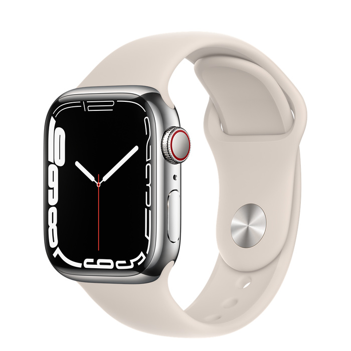 Verkaufe fast neuwertige Apple Watch 7 Edelstahl OVP 2024 Rechnung