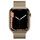 Apple Watch Series 7 Edelstahl 45 mm (2021) | GPS + Cellular | gold | Milanaise Armband Gold thumbnail 2/2