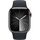 Apple Watch Series 9 Rostfritt stål 41 mm (2023) | GPS + Cellular | grafit | Sportband Midnatt S/M thumbnail 2/2