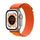 Apple Watch Ultra (2022) | 49 mm | GPS + Cellular | sølv | Alpine Loop orange Medium thumbnail 1/3