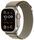 Apple Watch Ultra 2 (2023) | GPS + Cellular | silber | Alpine Loop Oliv Small thumbnail 1/3