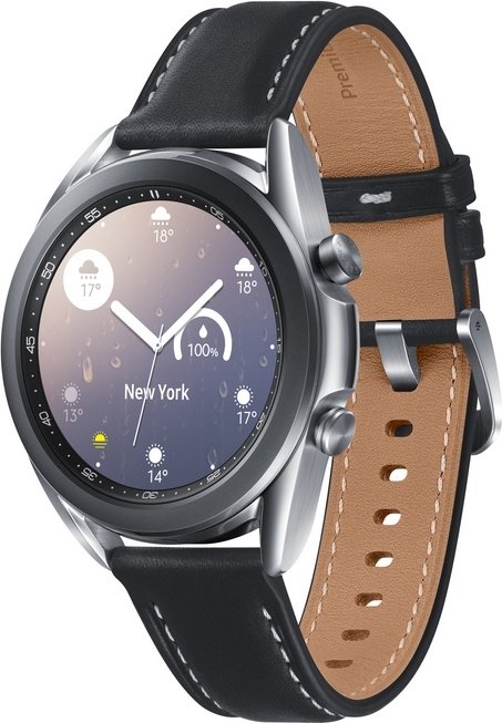 Samsung Galaxy Watch 3 2020 R850 Roestvrij staal 41mm Mystic Silver 106 Nu met een Proefperiode van 30 Dagen