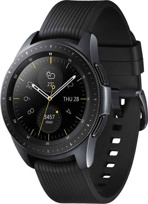 Samsung Galaxy Watch 42mm 2018 schwarz 4G Sportarmband schwarz 151 jetzt 30 Tage Ruckgaberecht