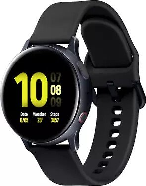 Samsung Galaxy Watch Active 2 40mm 2019 R835 40 mm Aluminium zwart 130 Nu met een Proefperiode van 30 Dagen