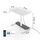 Yaasa Desk One 91 x 51 cm - Elektrisch in hoogte verstelbaar sta-bureau | Offwhite thumbnail 3/5