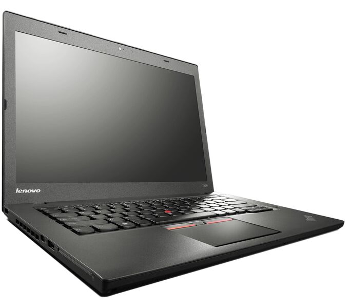 Lenovo ThinkPad T450s | i5-5200U | 14" | 8 GB | 250 GB SSD | HD+ | Kamera internetowa | Win 10 Pro | DE
