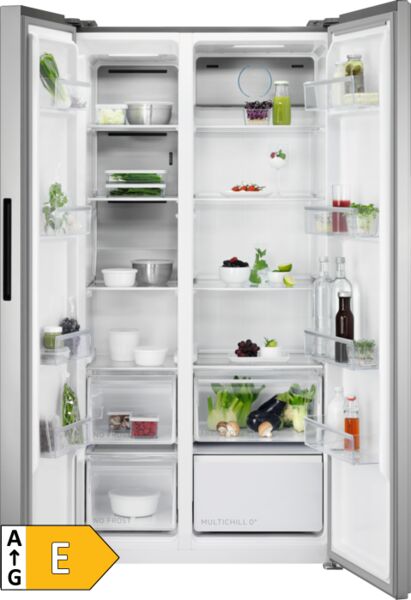 AEG 9000 MultiChill 0° Side-by-Side Combinação de frigorífico e congelador | cinzento