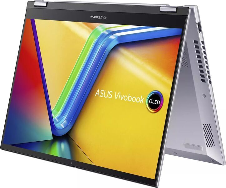 ASUS Vivobook S 14 Flip OLED TP3402QA | Ryzen 5 5600H | 14" | 8 GB | 256 GB SSD | Taustavalaistu näppäimistö | FP | Win 11 Home | sininen | AR