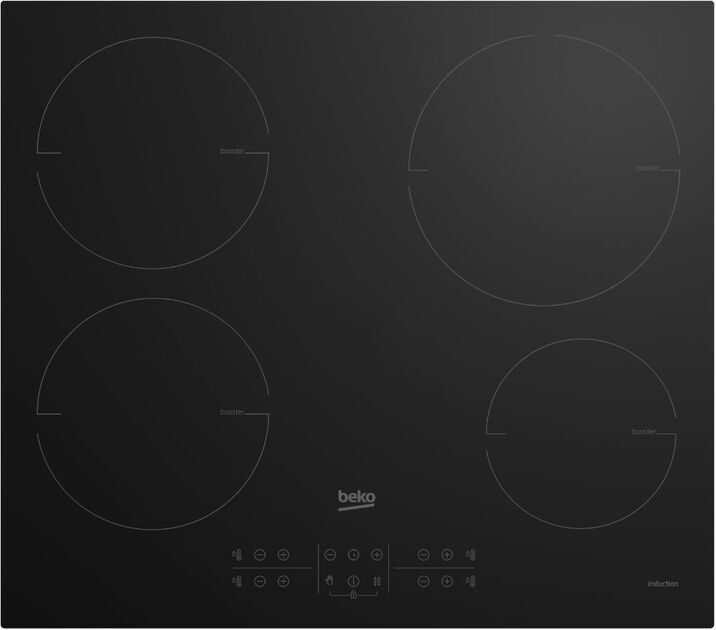 Piano Cottura A Induzione Beko HII 64200 FMT | 4 Zone + IndyFlex | Nero Touch Control 7200W - 3