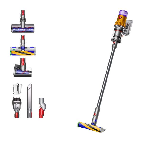 Dyson V12 Detect Slim Absolute Battery hand vacuum cleaner | yellow/nickel