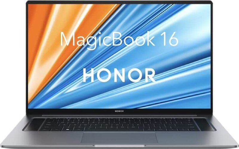 Honor MagicBook 16 (2022) | Ryzen 5 5600H | 16.1" | 16 GB | 512 GB SSD | grigio siderale | Win 11 Home | IT