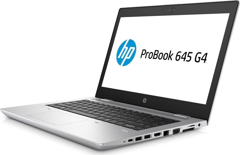 HP ProBook 645 G4 | Ryzen 5 PRO 2500U | 14" | 16 GB | 512 GB SSD | FP | Webcam | Backlit keyboard | Win 10 Pro | BE
