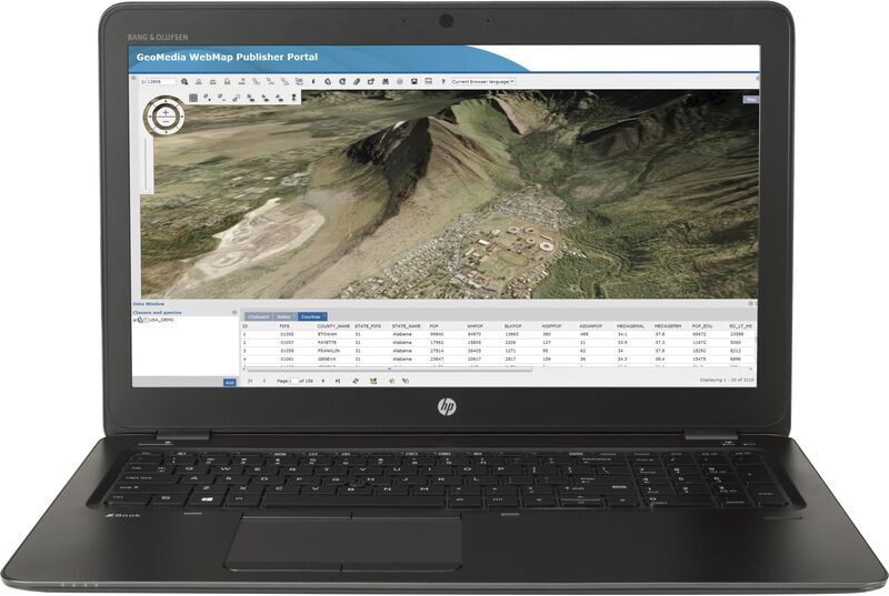 HP ZBook 15U G3 | i7-6500U | 15.6" | 8 GB | 256 GB SSD | FirePro W4190M | Illuminazione tastiera | Win 10 Pro | DE