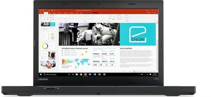 Lenovo ThinkPad L470 | i5-7300U | 14" | 8 GB | 256 GB SSD | WXGA | Webcam | Win 10 Pro | US