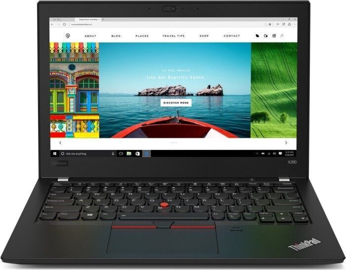 Lenovo ThinkPad X280 | i5-7200U | 12.5" | 8 GB | 256 GB SSD | WXGA | Kamera internetowa | Win 10 Pro | DE