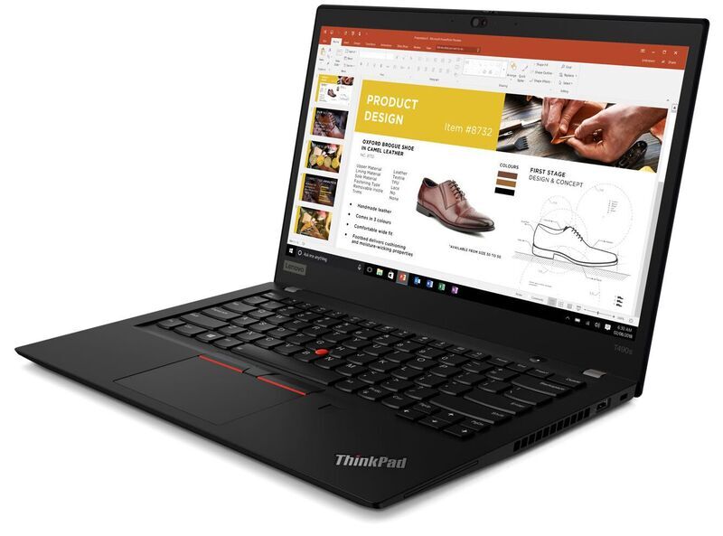 Lenovo ThinkPad T490s | i5-8265U | 14" | 8 GB | 512 GB SSD | FP | Webcam | Tastaturbeleuchtung | Win 11 Pro | US