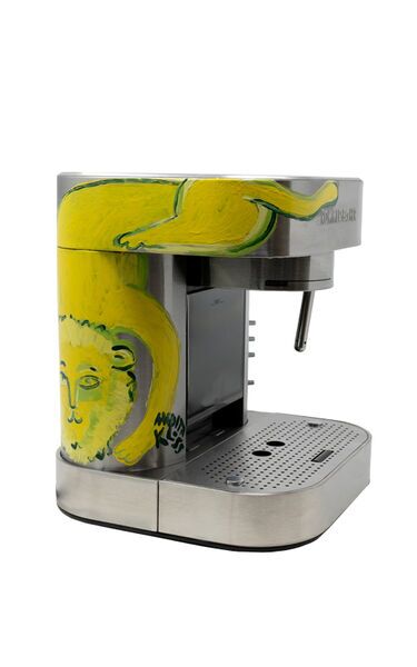 Limited Edition Charity Rommelsbacher EKS 2010 Machine à café à porte-filtre Beige | multi-couleurs