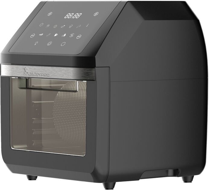 MasterPro ROCKET 420 - Friggitrice ad aria 1300W 4,2L - 8 programmi - LED Touch Control - Rivestimento antiaderente - Libretto di ricette online